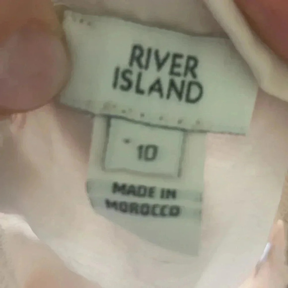 River island one sleeved open back blouse - Picture 6 of 9